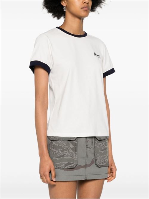 Cotton T-shirt with logo GOLDEN GOOSE | GWP01846P00148911782